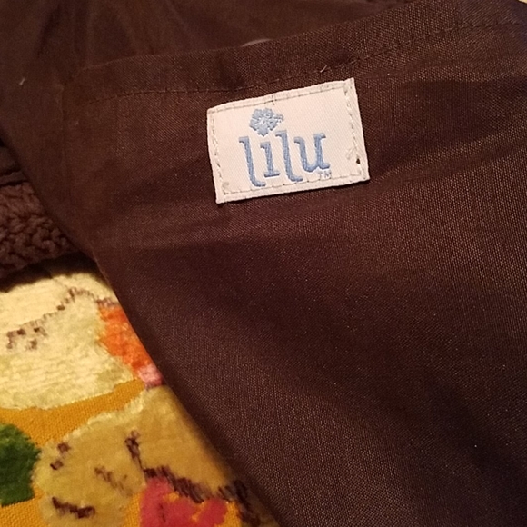 Crocheted handbag with bamboo handles - Picture 4 of 4